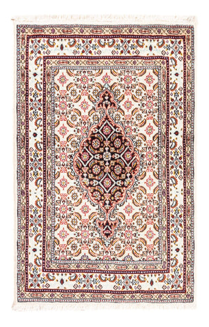 Tapis persan - Classique - Royal - 90 x 60 cm - crème