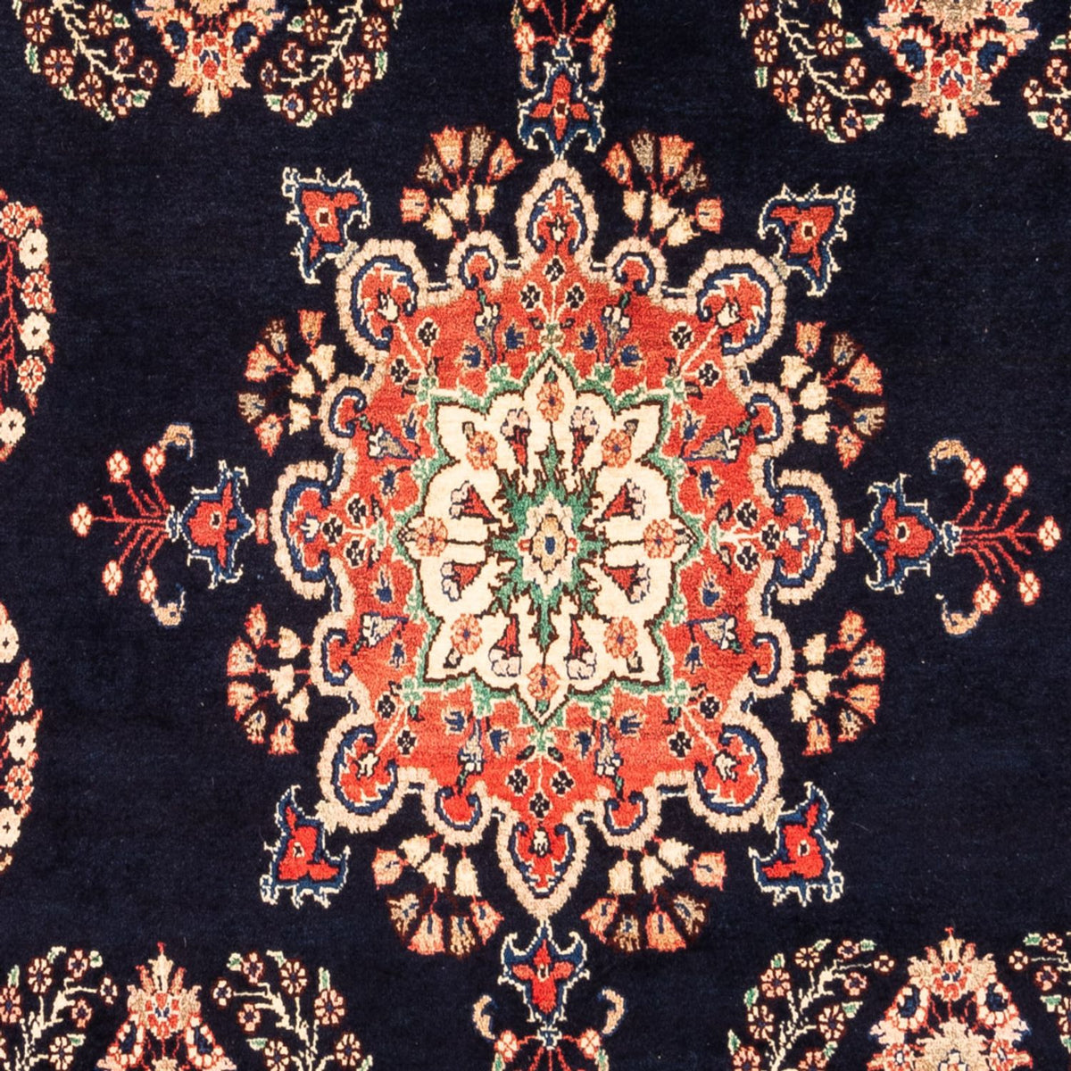 Tapis persan - Nomadic - Royal - 290 x 195 cm - bleu foncé