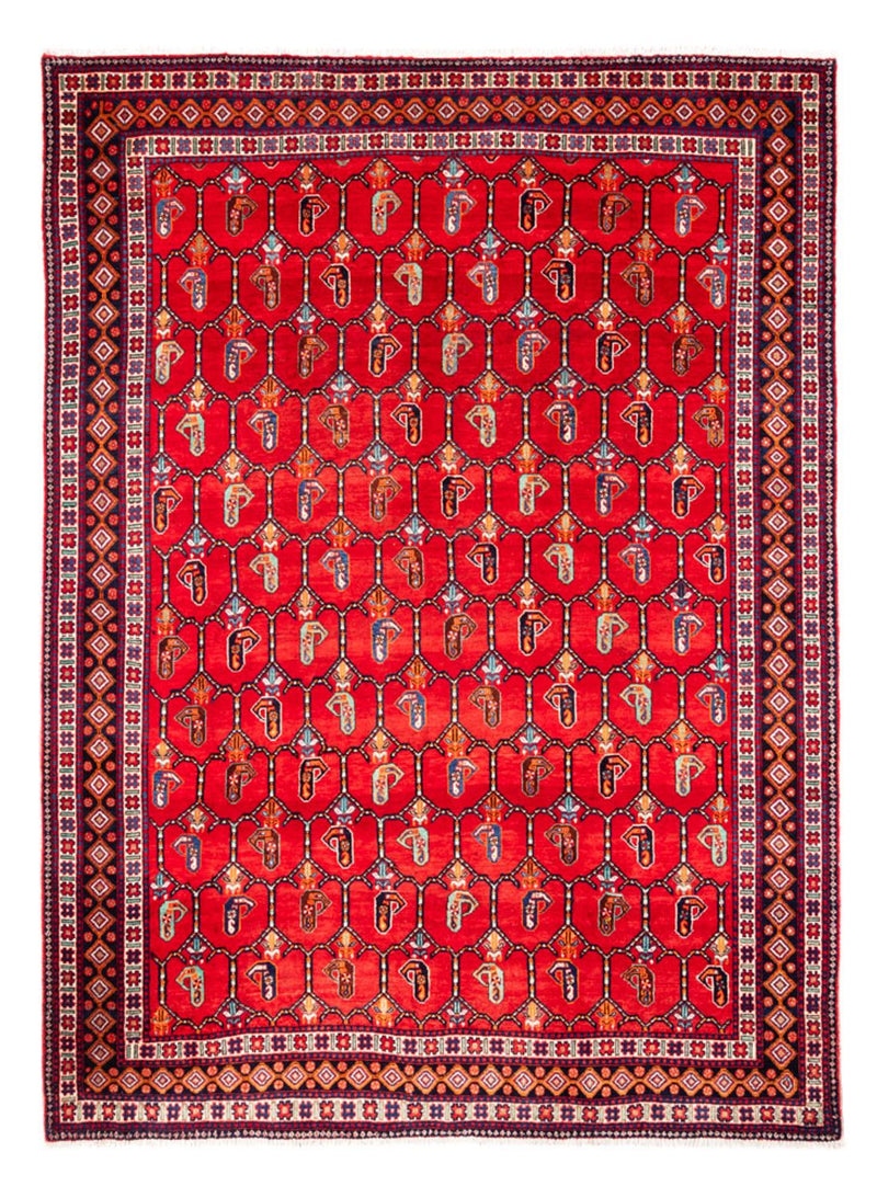 Tapis persan - Nomadic - 307 x 230 cm - rouge