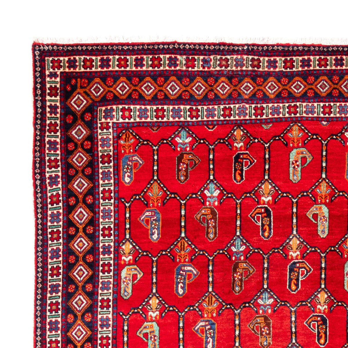 Tapis persan - Nomadic - 307 x 230 cm - rouge