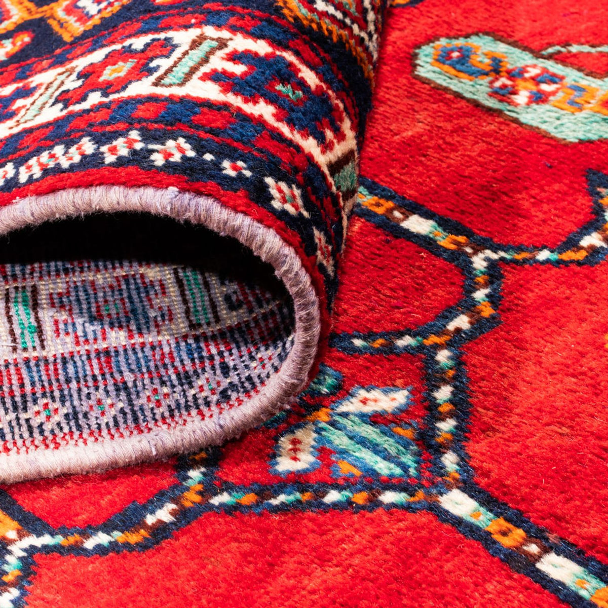 Tapis persan - Nomadic - 307 x 230 cm - rouge