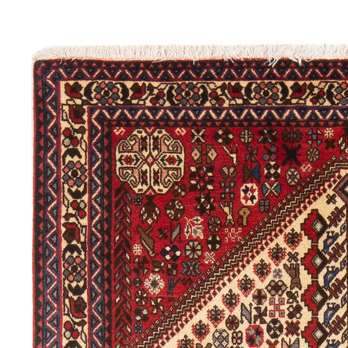 Tapis persan - Nomadic - 155 x 103 cm - crème