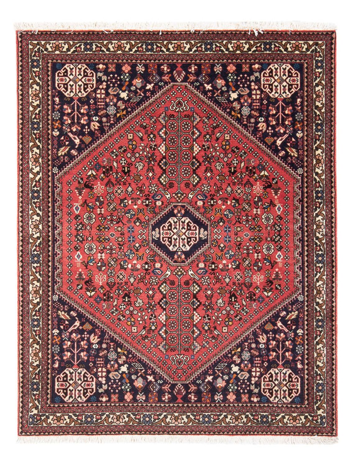 Tapis persan - Nomadic - 150 x 104 cm - rouge