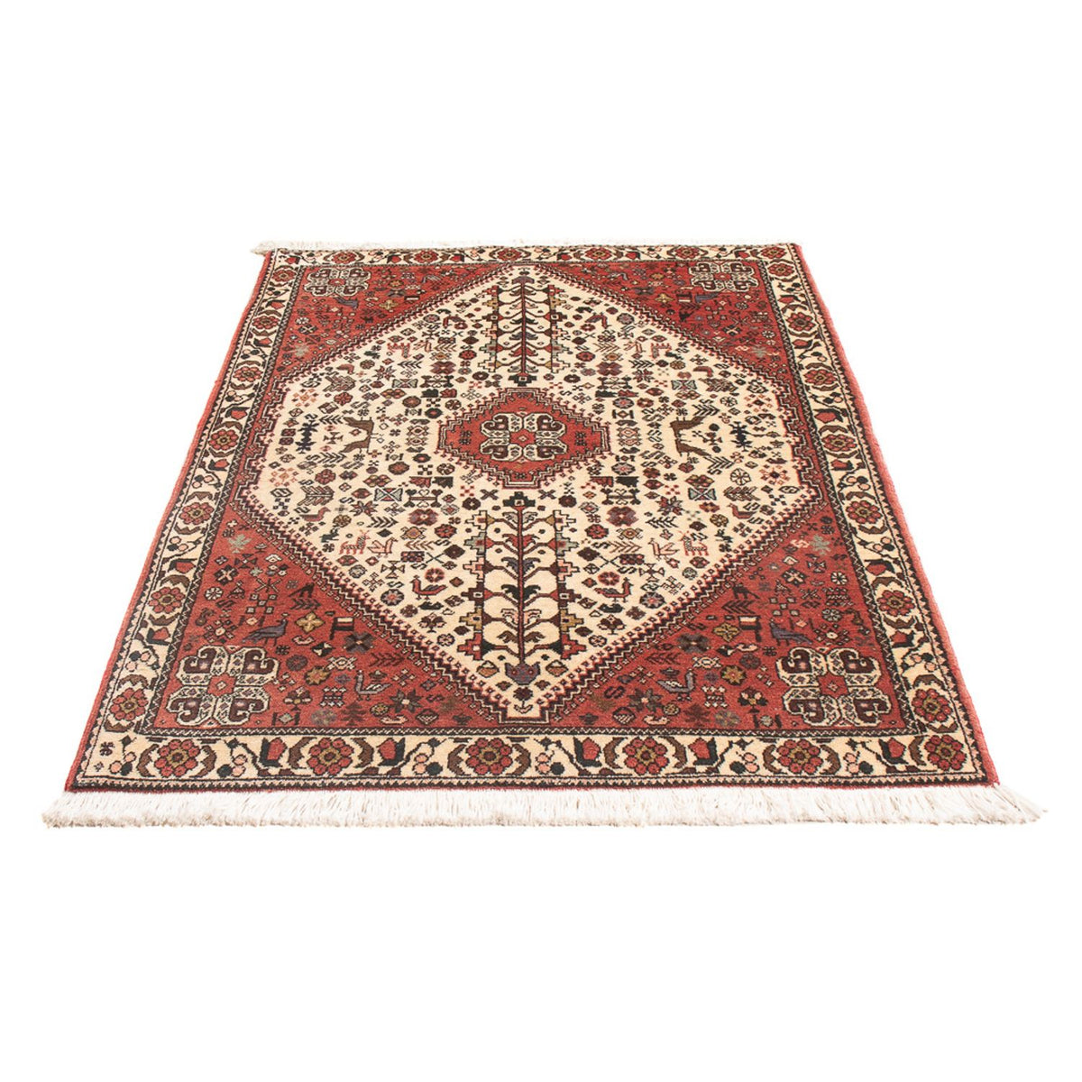 Tapis persan - Nomadic - 152 x 103 cm - crème