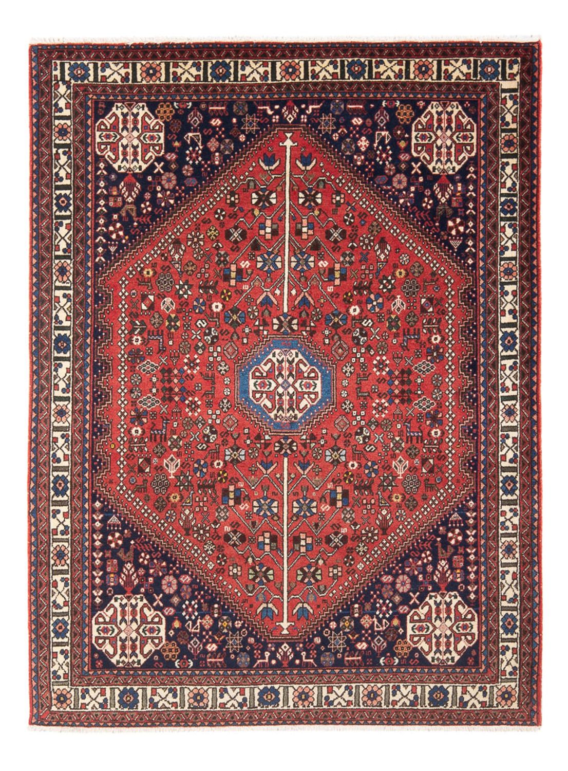 Tapis persan - Nomadic - 154 x 107 cm - rouge