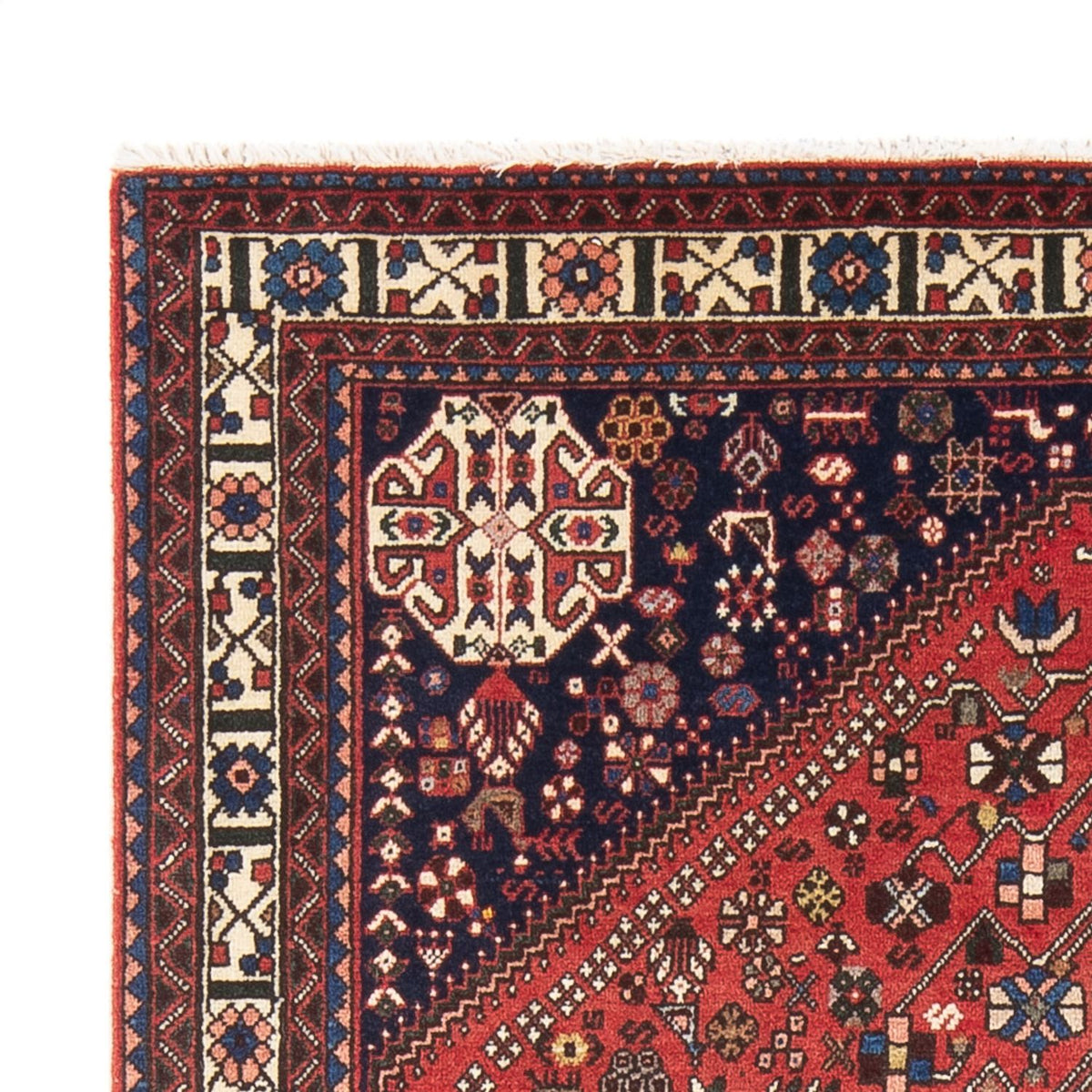 Tapis persan - Nomadic - 154 x 107 cm - rouge