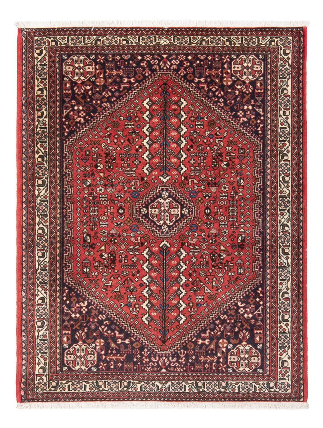 Tapis persan - Nomadic - 150 x 105 cm - rouge