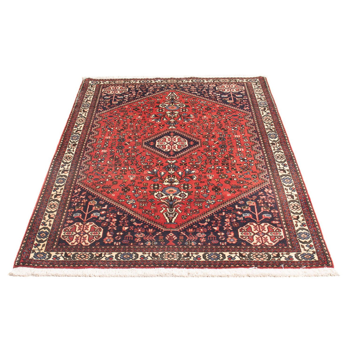 Tapis persan - Nomadic - 155 x 105 cm - rouge