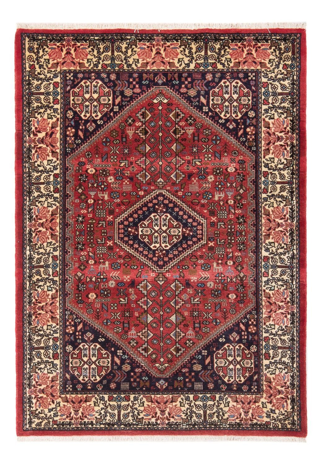 Tapis persan - Nomadic - 160 x 105 cm - rouge
