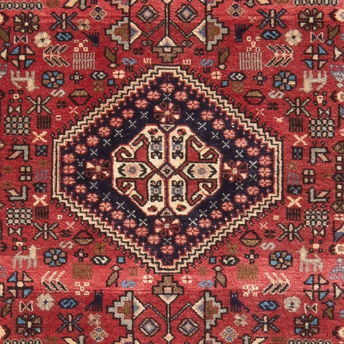 Tapis persan - Nomadic - 160 x 105 cm - rouge