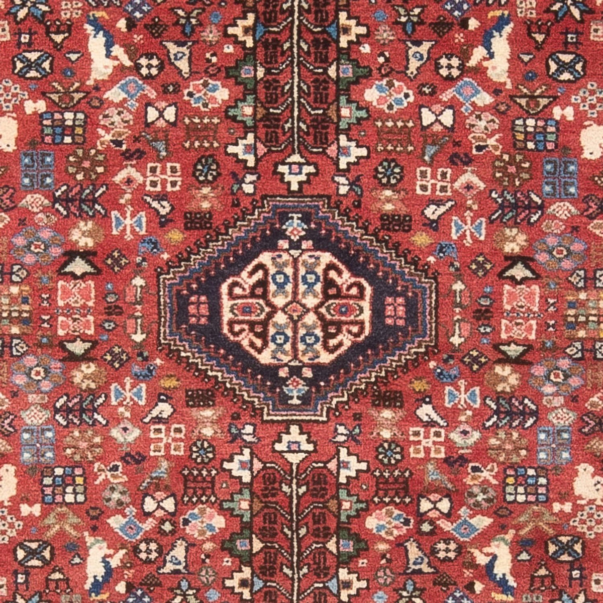 Tapis persan - Nomadic - 156 x 106 cm - rouge