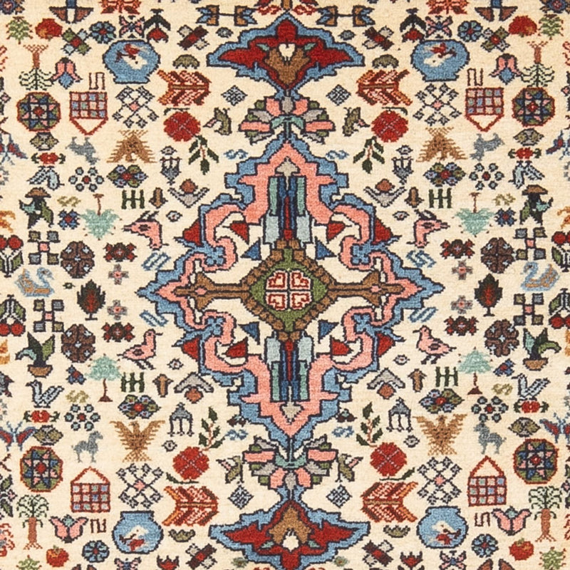 Tapis persan - Nomadic - 156 x 97 cm - crème