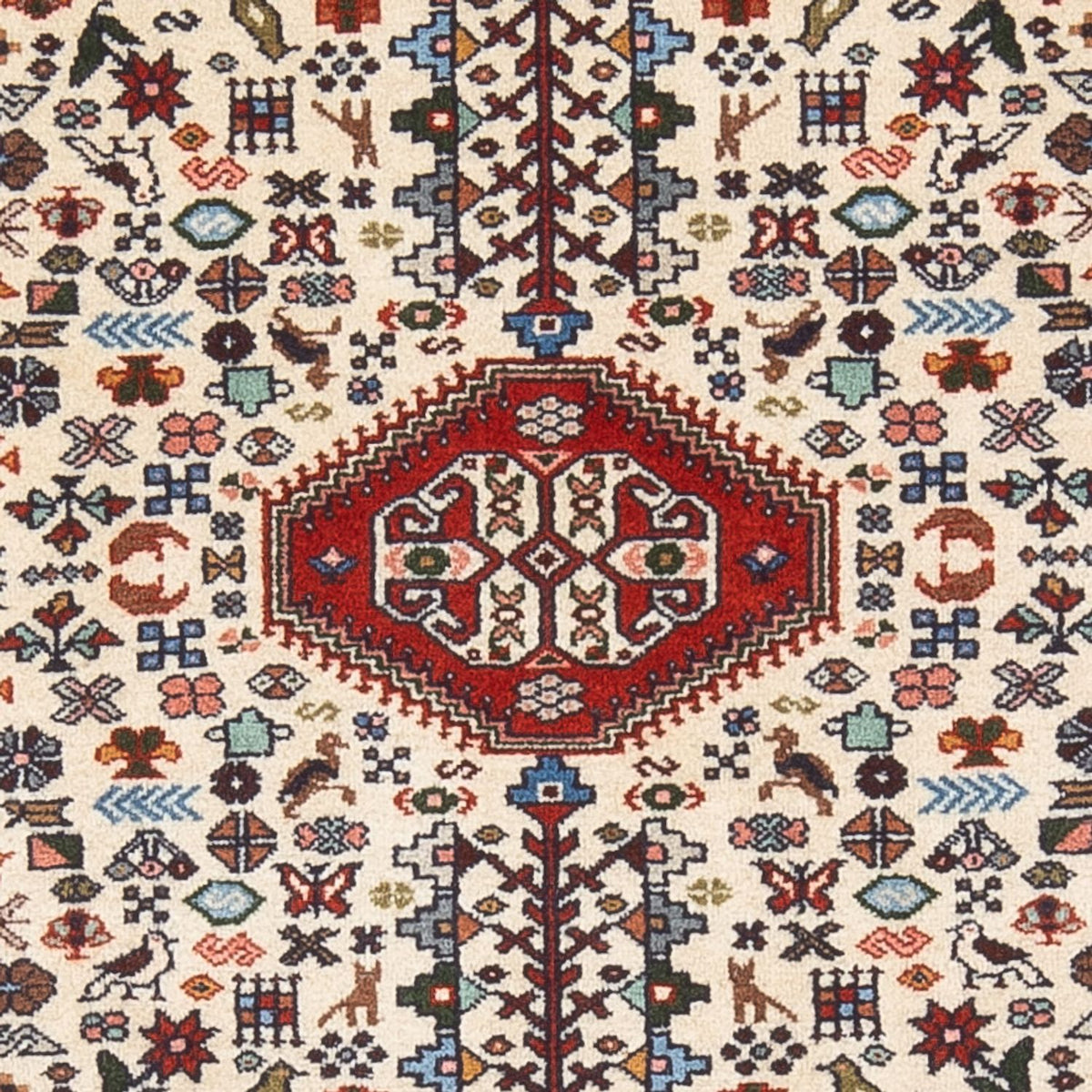 Tapis persan - Nomadic - 143 x 104 cm - crème