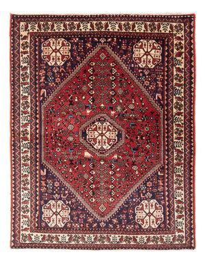 Tapis persan - Nomadic - 140 x 103 cm - rouge