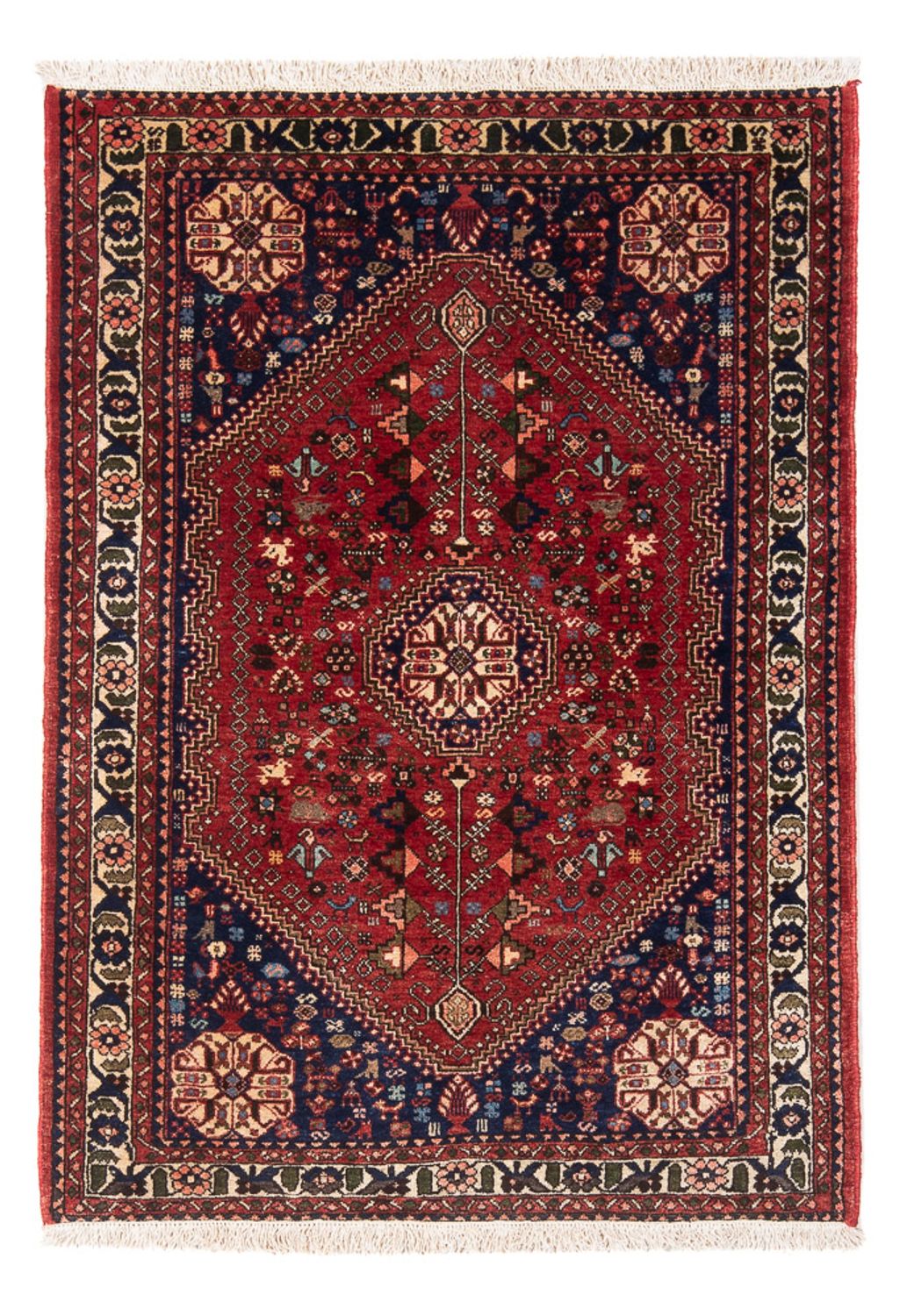 Tapis persan - Nomadic - 156 x 104 cm - rouge