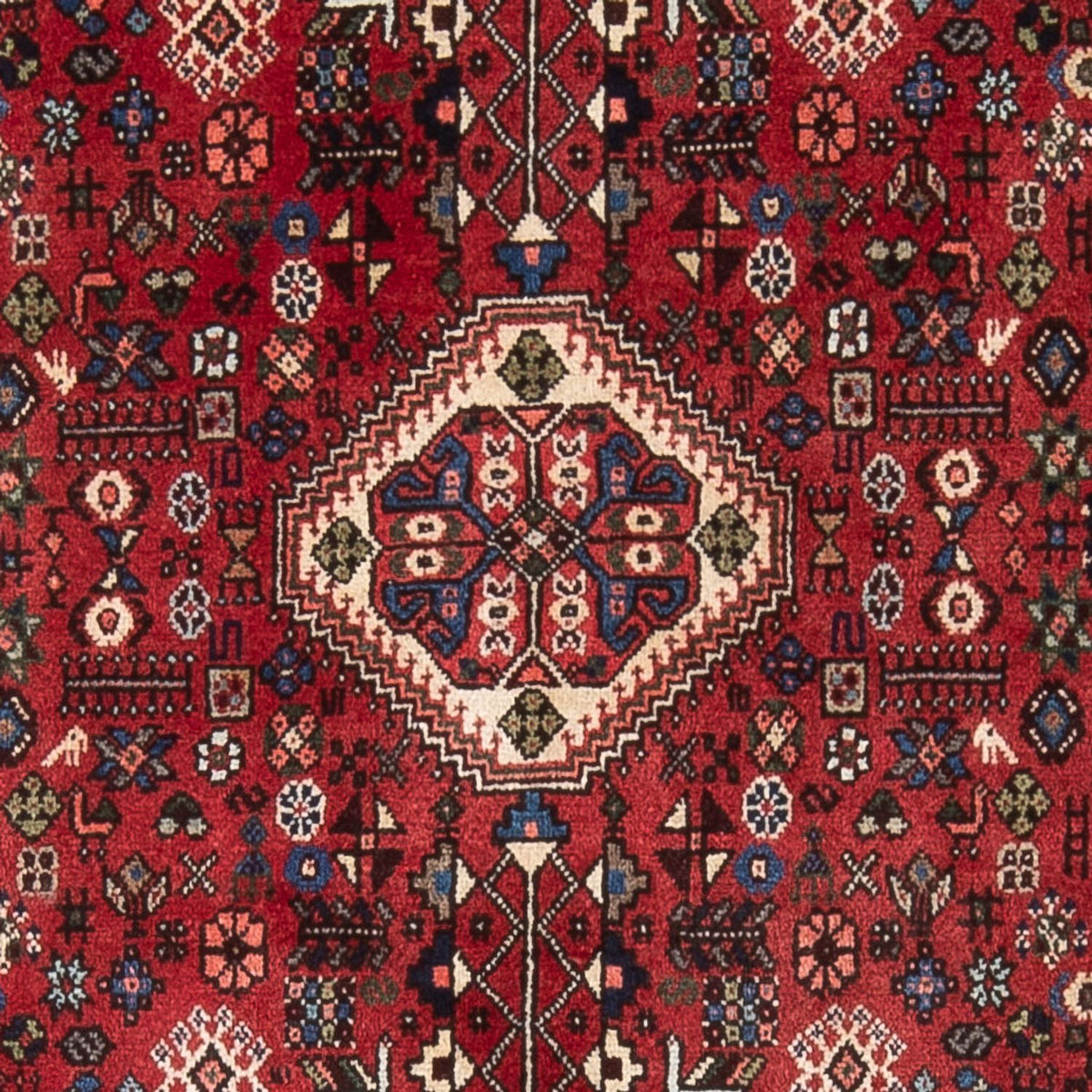 Tapis persan - Nomadic - 155 x 105 cm - rouge