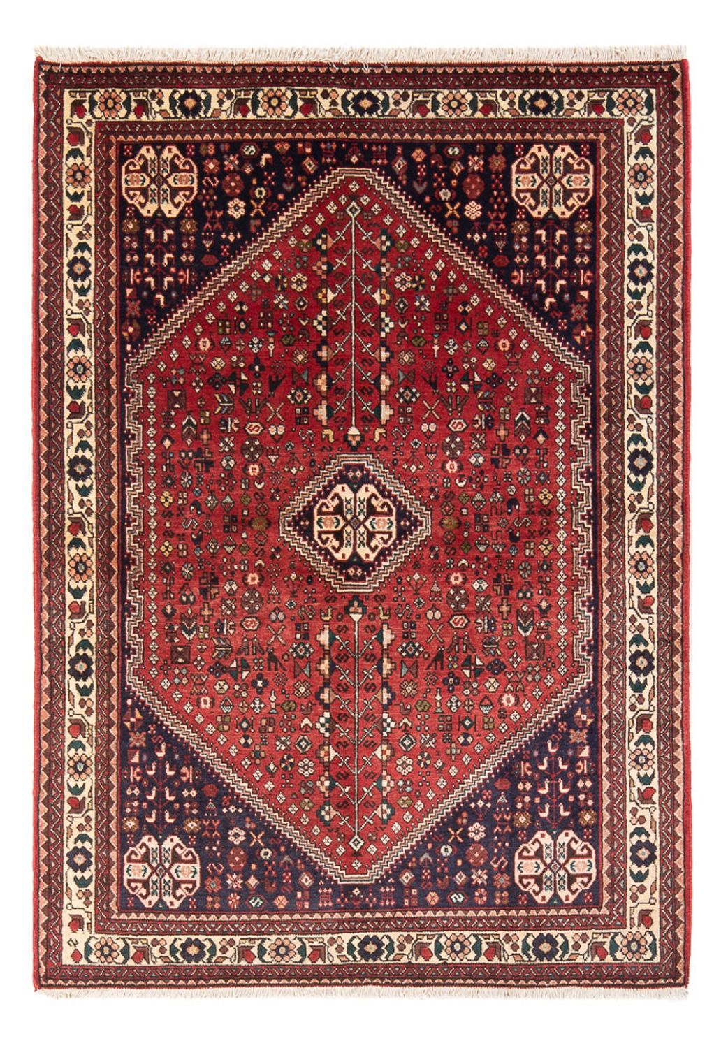 Tapis persan - Nomadic - 150 x 103 cm - rouge
