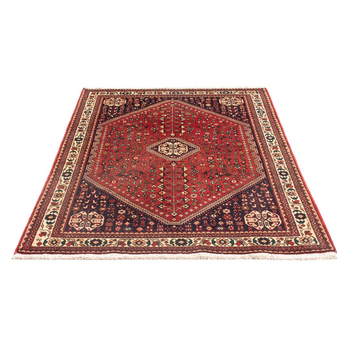 Tapis persan - Nomadic - 150 x 103 cm - rouge