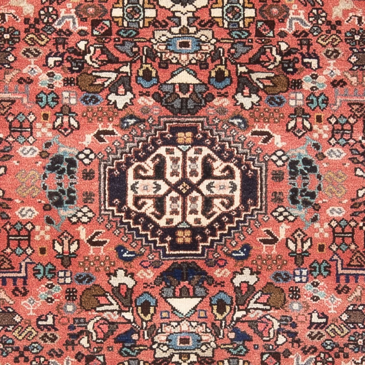 Tapis persan - Nomadic - 150 x 103 cm - rouge