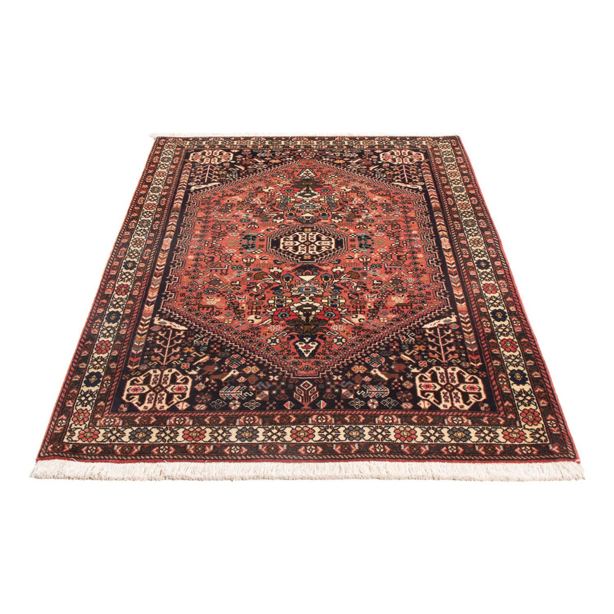 Tapis persan - Nomadic - 150 x 103 cm - rouge
