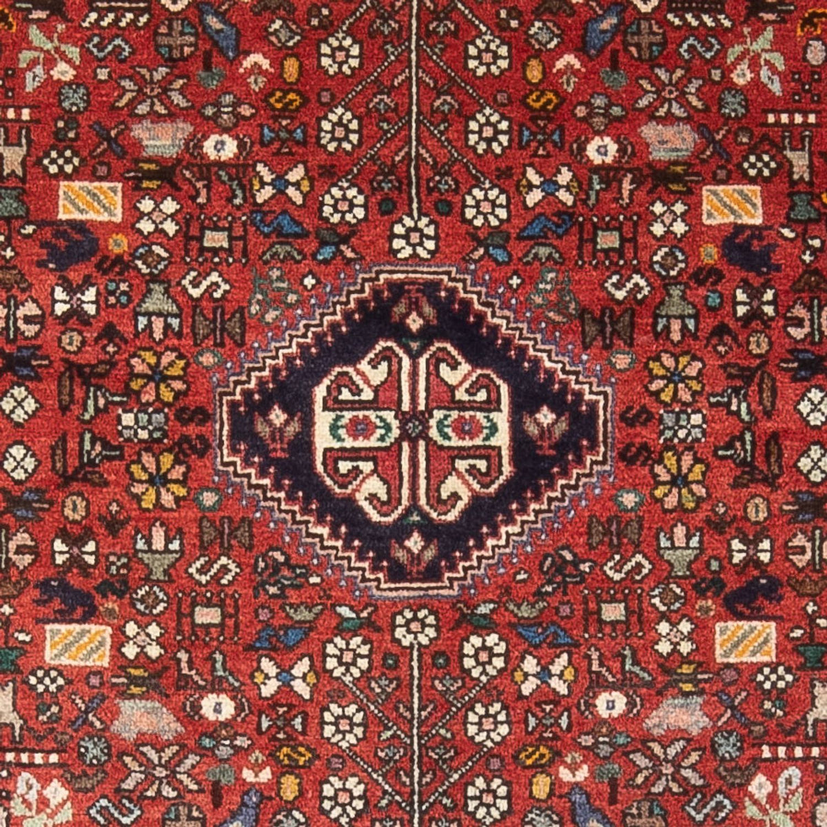 Tapis persan - Nomadic - 147 x 106 cm - rouge