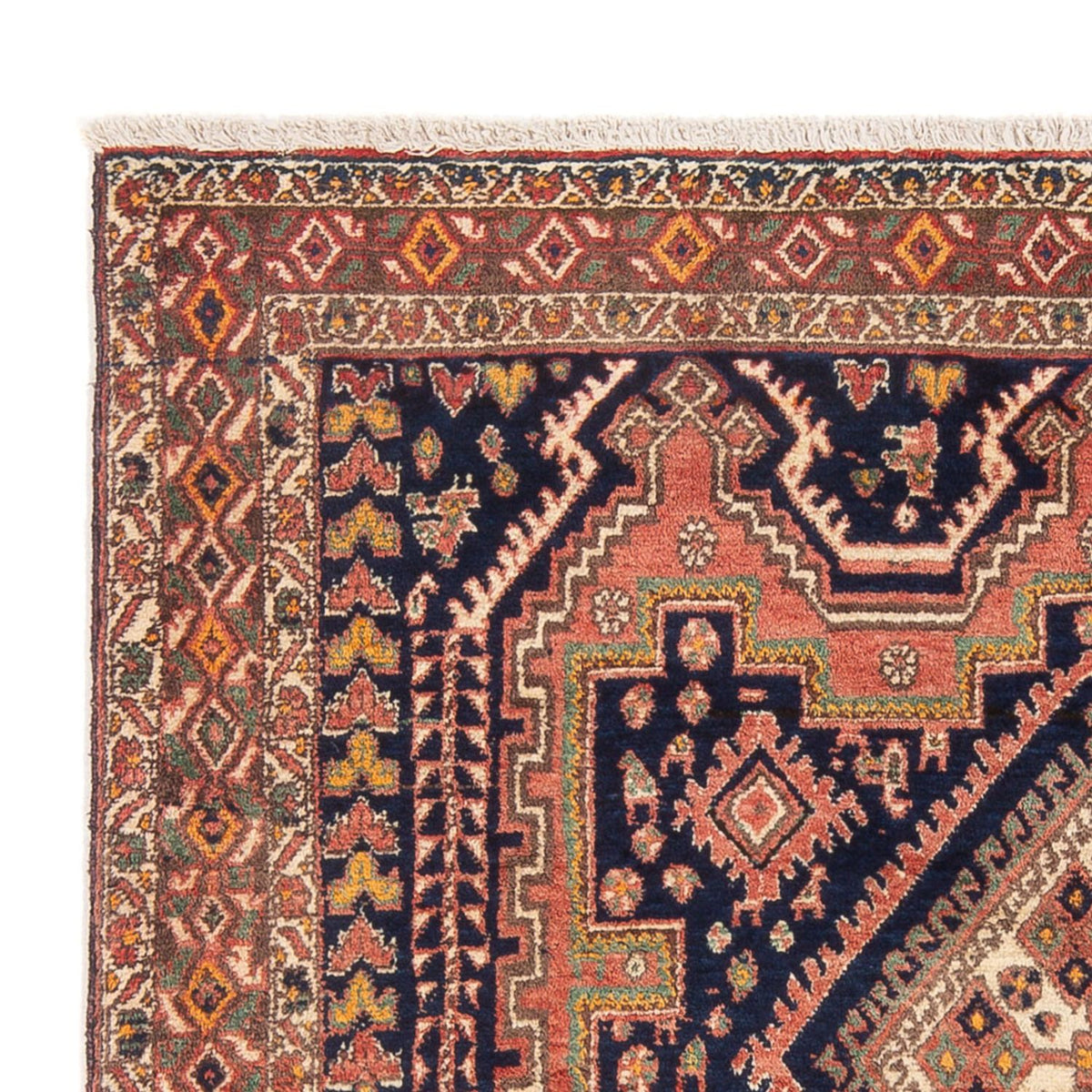 Tapis persan - Nomadic - 167 x 133 cm - rouge