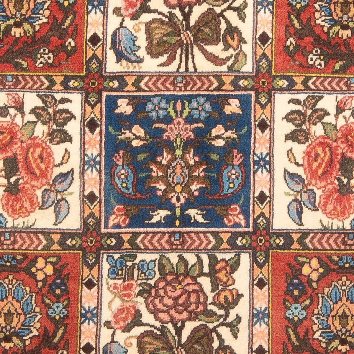 Tapis persan - Nomadic - 198 x 135 cm - multicolore