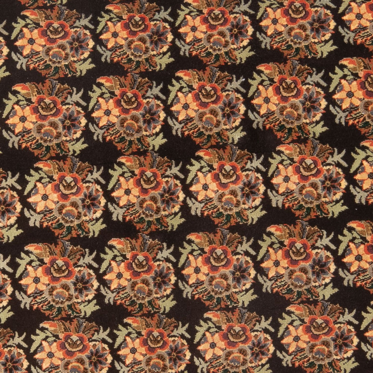 Tapis de couloir Tapis persan - Bidjar - 222 x 128 cm - bleu foncé