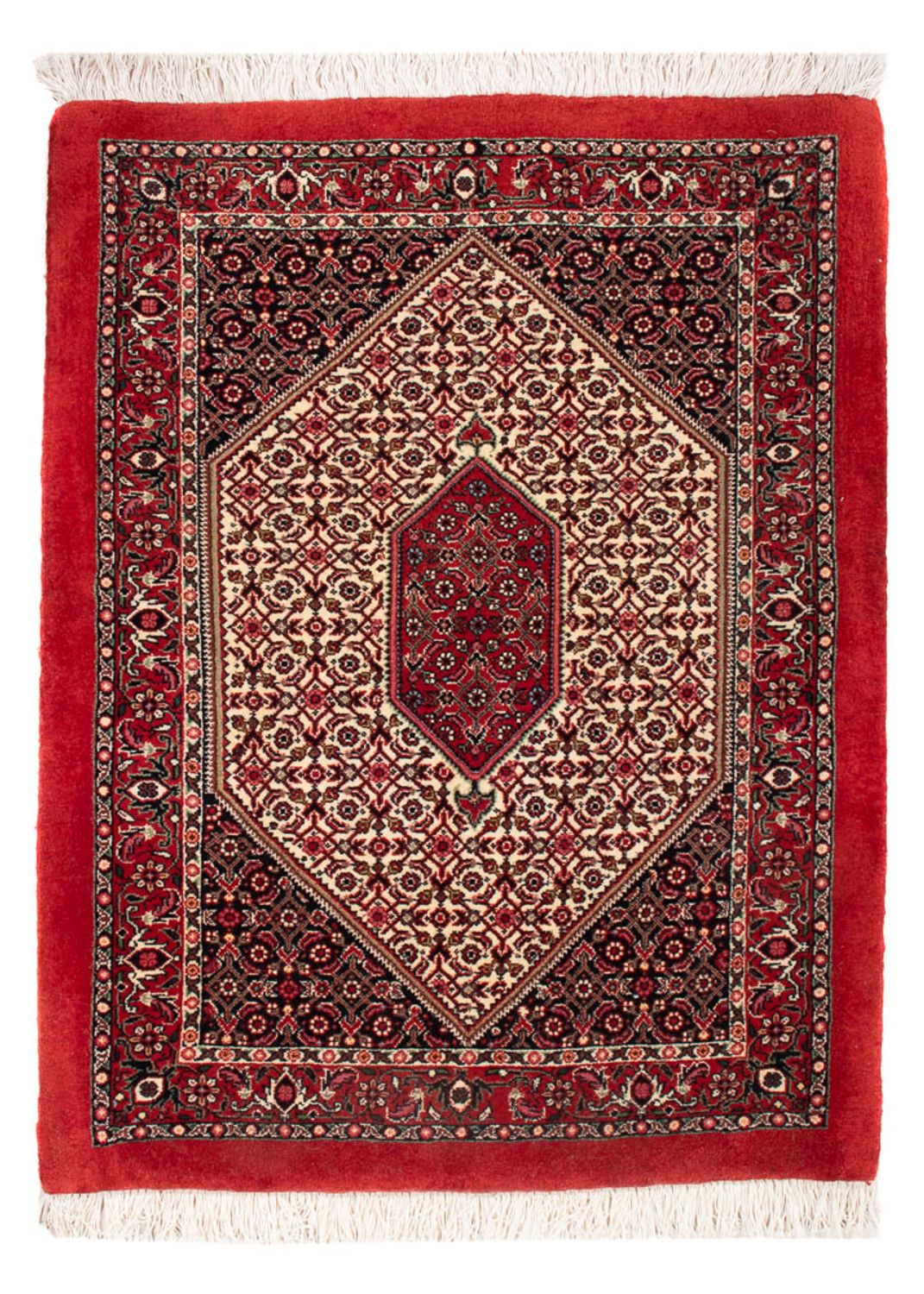 Tapis persan - Bidjar - 90 x 77 cm - crème