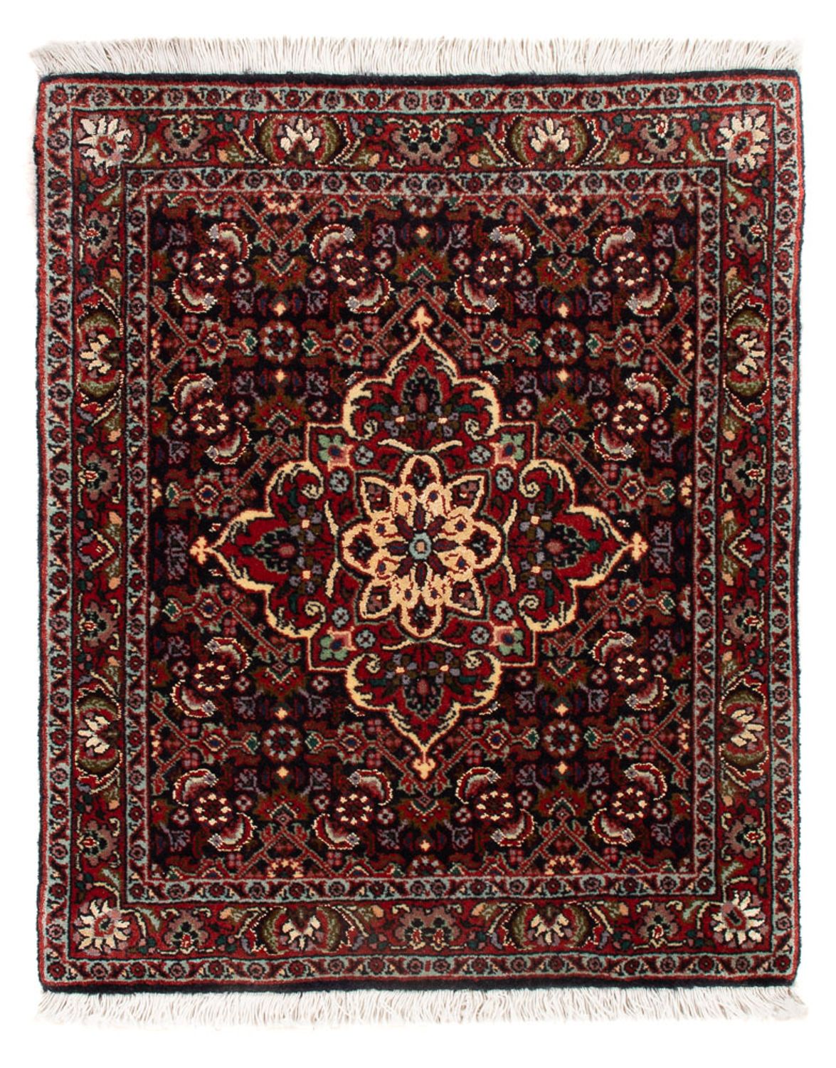 Tapis persan - Bidjar - 71 x 46 cm - bleu foncé