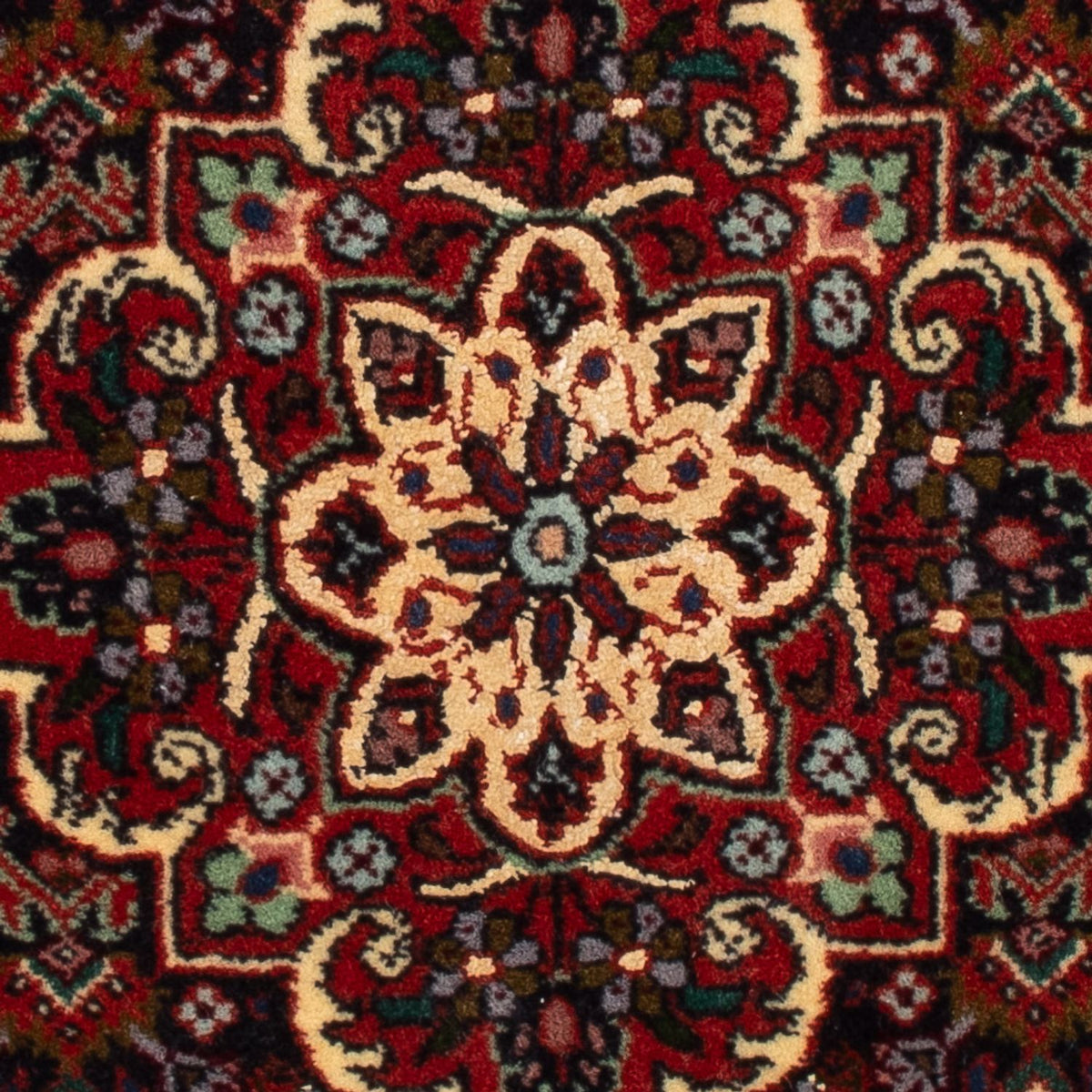 Tapis persan - Bidjar - 71 x 46 cm - bleu foncé