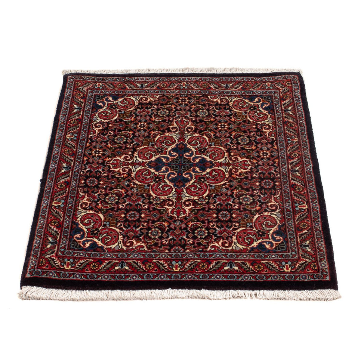 Tapis persan - Bidjar - 73 x 53 cm - bleu foncé