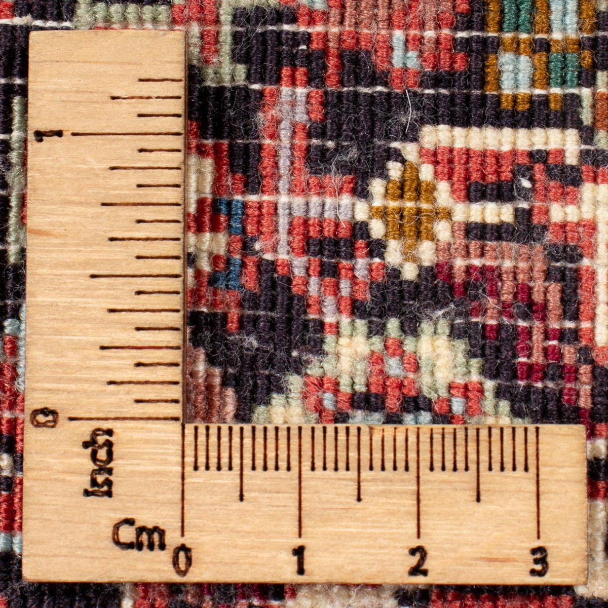 Tapis persan - Bidjar - 73 x 53 cm - bleu foncé