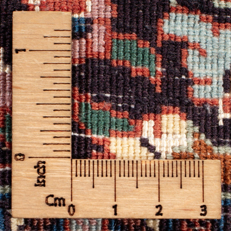 Tapis persan - Bidjar - 117 x 60 cm - bleu foncé