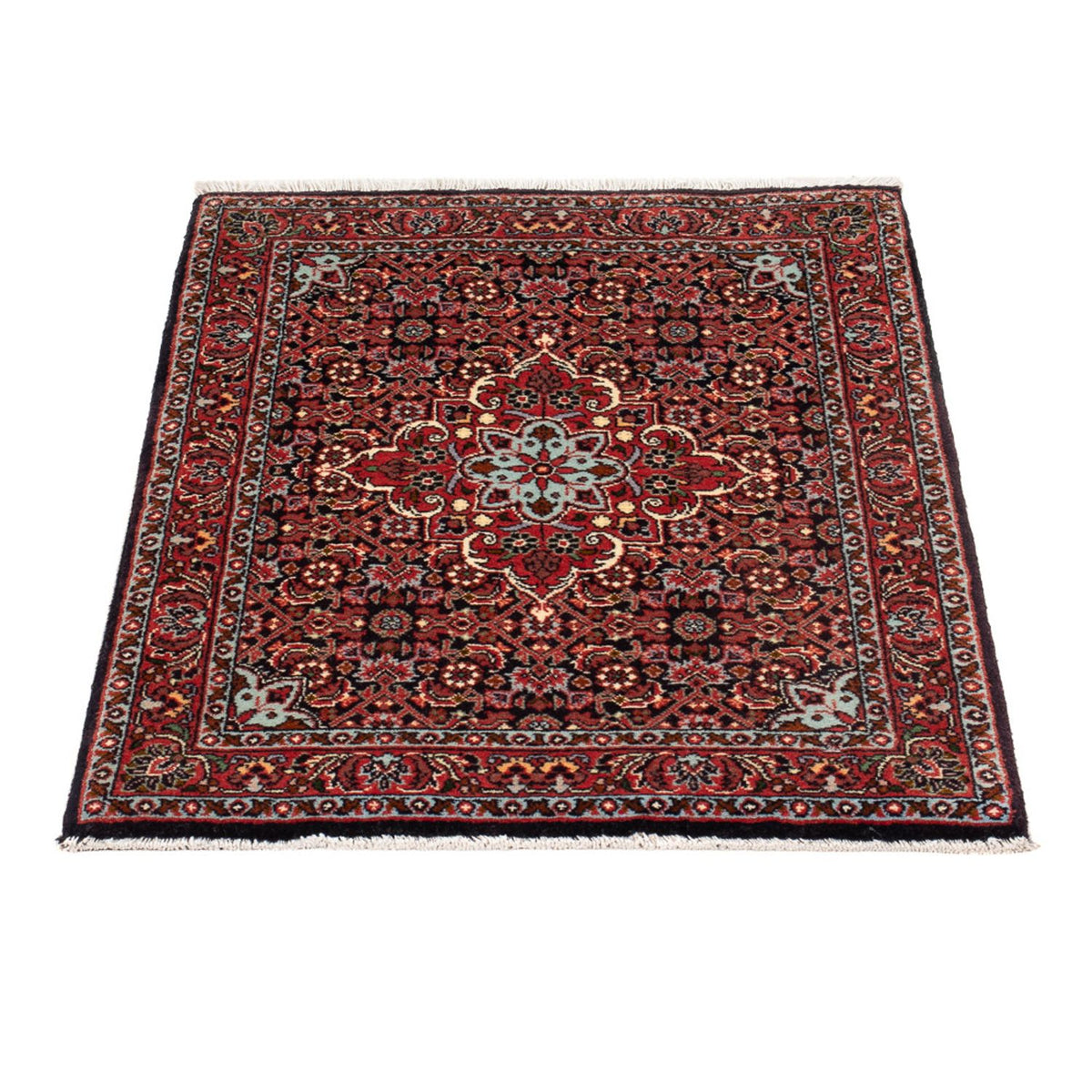 Tapis persan - Bidjar - 72 x 52 cm - bleu foncé