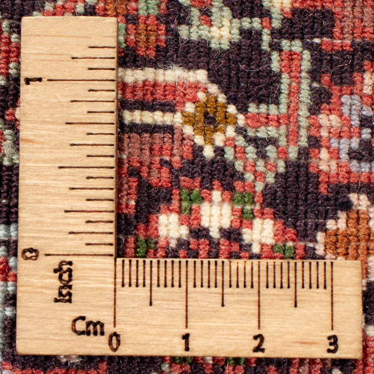 Tapis persan - Bidjar - 72 x 52 cm - bleu foncé