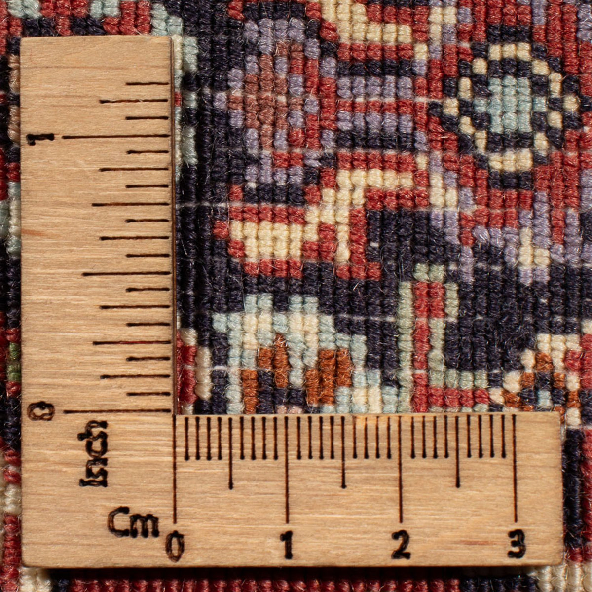 Tapis persan - Bidjar - 68 x 52 cm - bleu foncé