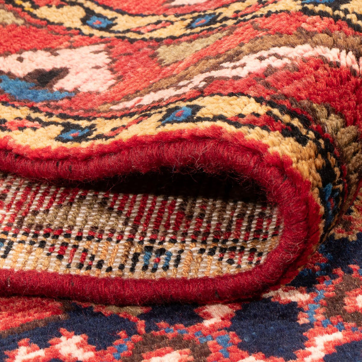 Tapis persan - Nomadic - 218 x 140 cm - bleu foncé