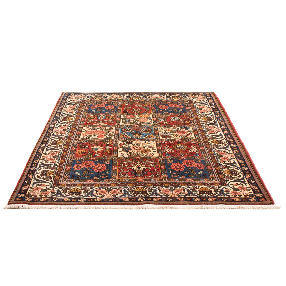 Tapis persan - Nomadic - 197 x 145 cm - multicolore