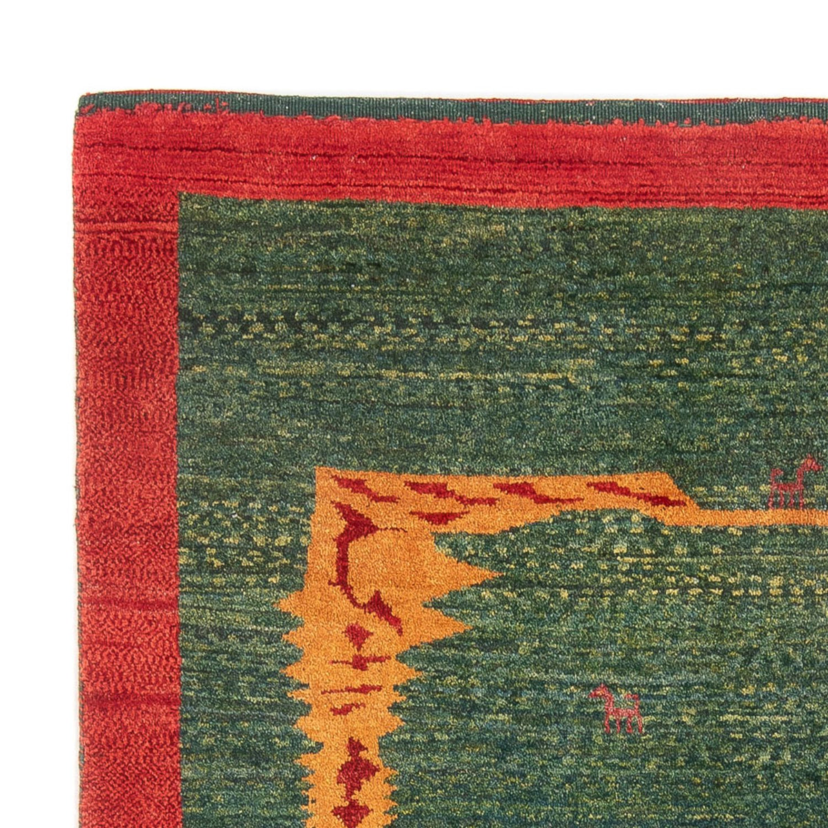 Tapis Gabbeh - Persan - 226 x 170 cm - multicolore