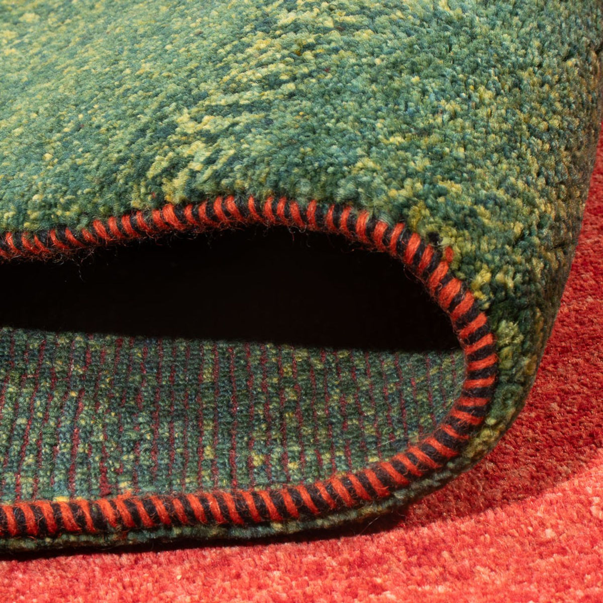 Tapis Gabbeh - Persan - 234 x 200 cm - multicolore
