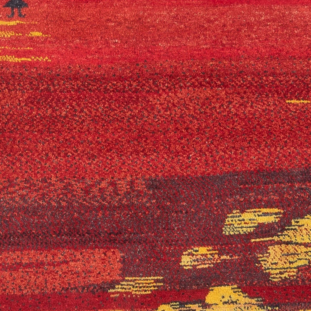 Tapis Gabbeh - Persan - 176 x 127 cm - multicolore