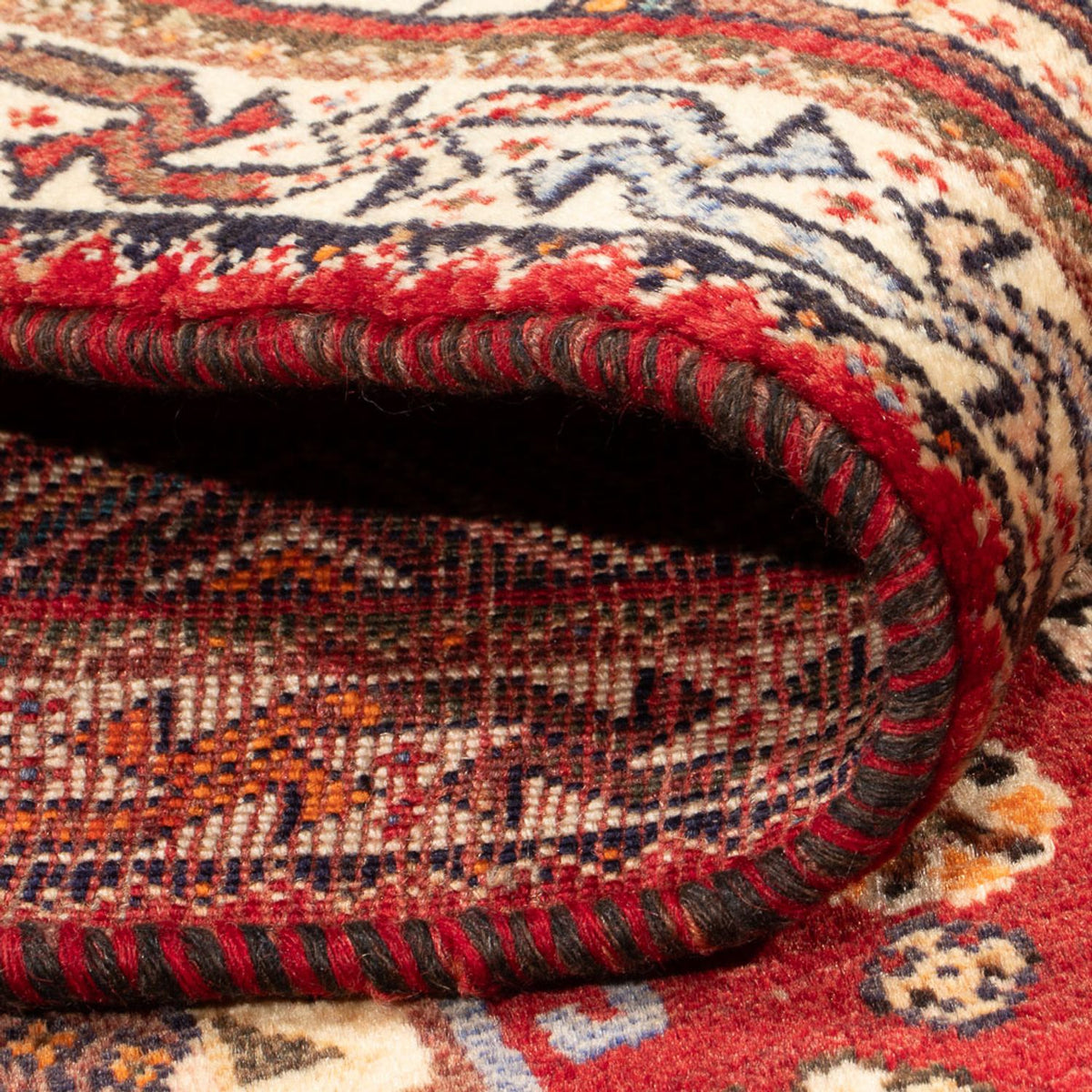 Tapis persan - Nomadic - 197 x 130 cm - rouge