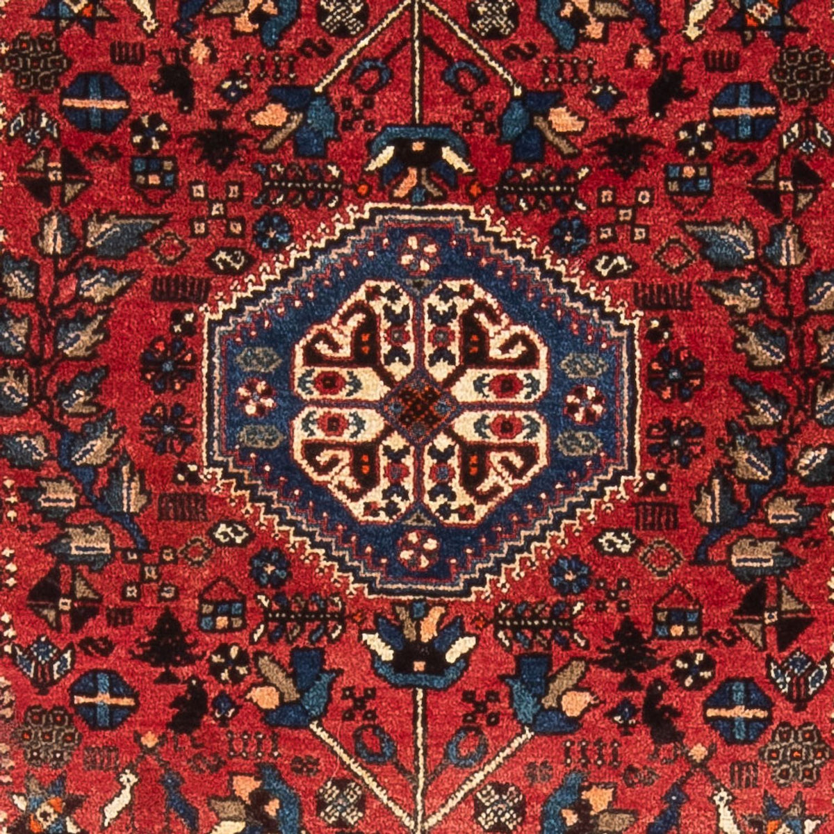 Tapis persan - Nomadic - 148 x 110 cm - rouge
