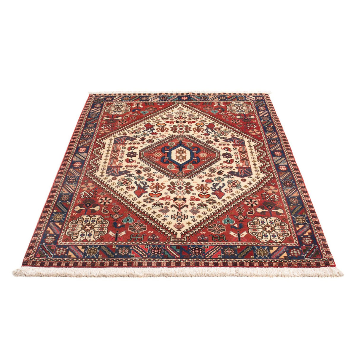 Tapis persan - Nomadic - 154 x 105 cm - crème
