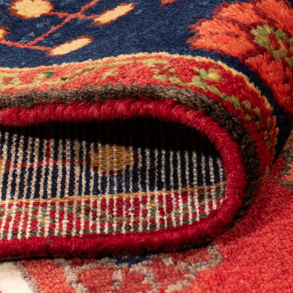 Tapis persan - Nomadic - 207 x 138 cm - rouge