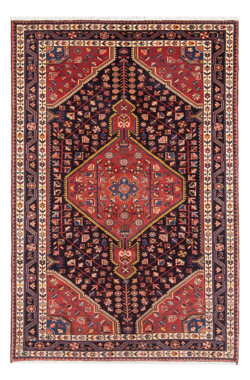 Tapis persan - Nomadic - 225 x 140 cm - rouge