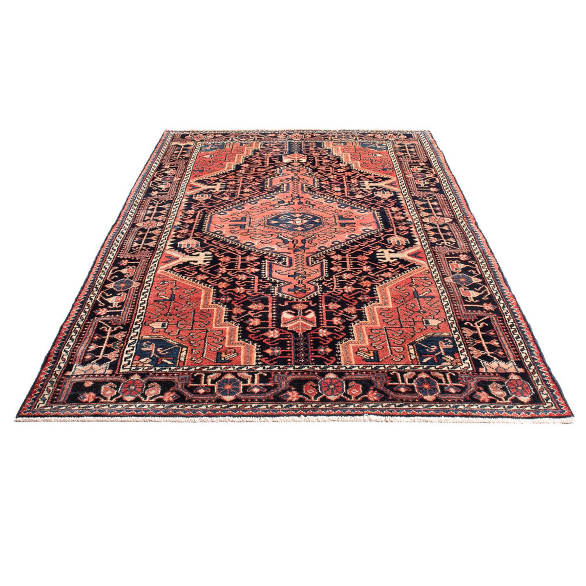 Tapis persan - Nomadic - Royal - 241 x 134 cm - bleu foncé