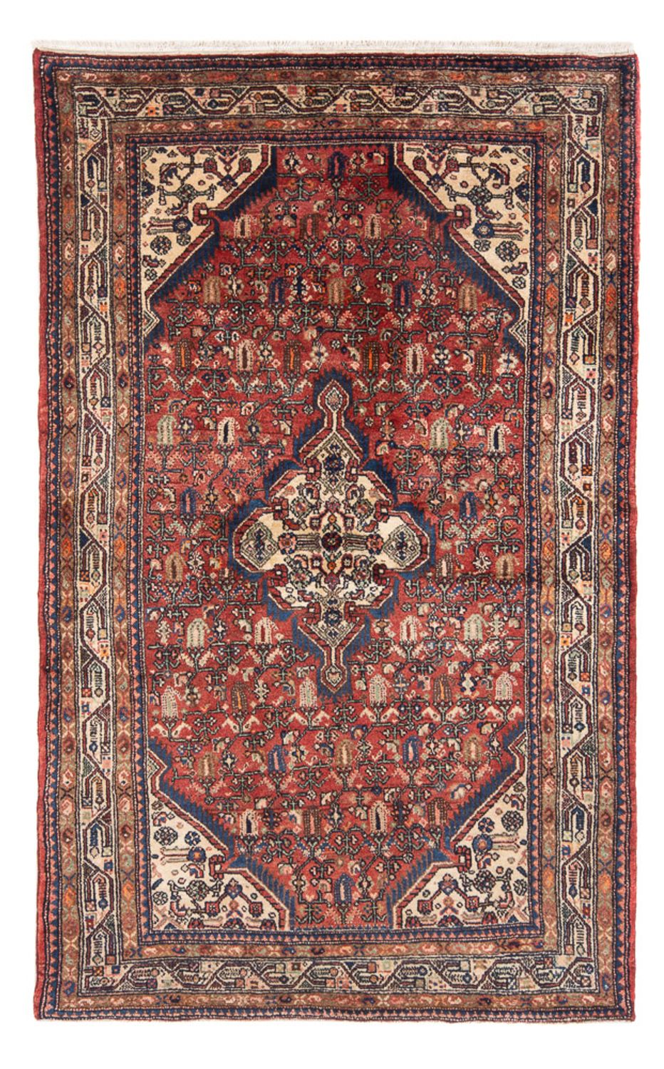 Tapis persan - Nomadic - Royal - 221 x 132 cm - rouge