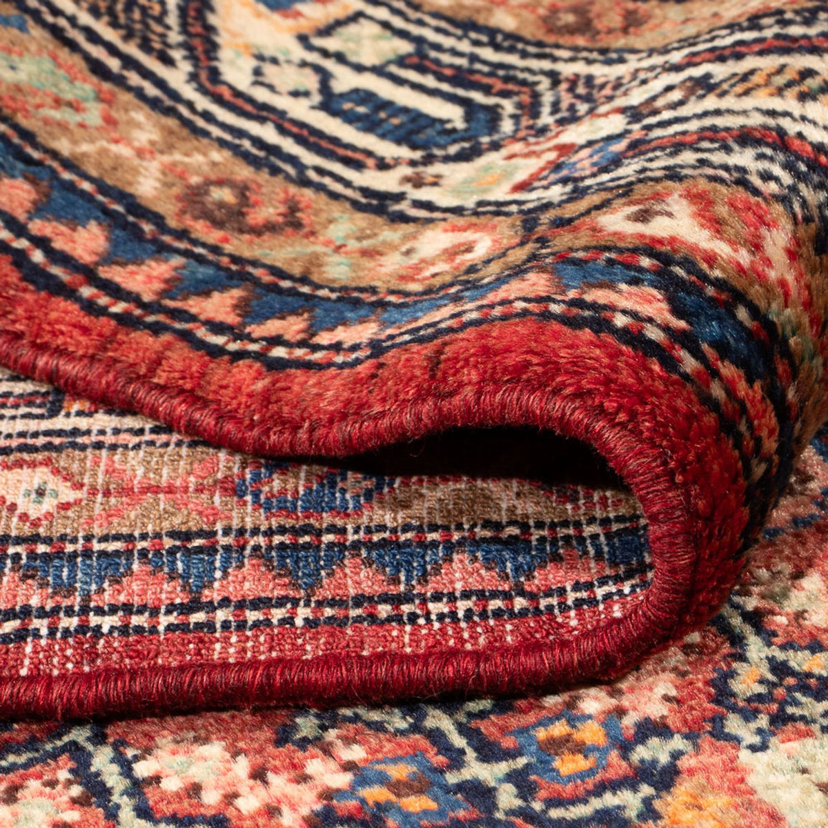 Tapis persan - Nomadic - Royal - 221 x 132 cm - rouge